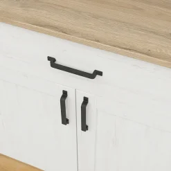 Garnero Arredamenti Mobile multiuso 102x99h cm 2 ante 1 cassetto scandinava bianco frassinato rovere Lars Clearance