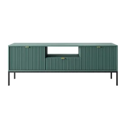 Garnero Arredamenti Mobile porta TV 154x56h cm 2 ante moderno soggiorno Alisa Verde Online