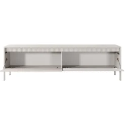 Garnero Arredamenti Mobile porta TV 187x54h cm 2 ante cannettato Ciar Beige Outlet