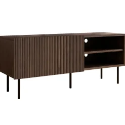 Garnero Arredamenti Mobile porta TV 150x58h cm 2 ante 2 vani noce cannettato Gabiot Clearance