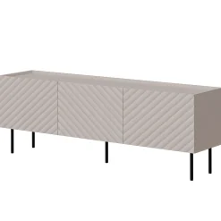 Garnero Arredamenti Mobile porta TV 166x59h cm 3 ante con frontali decorati Daniele Beige