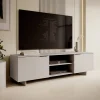 Garnero Arredamenti Mobile porta TV 180x55h cm 2 ante grigio Stone