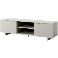 Garnero Arredamenti Mobile porta TV 180x55h cm 2 ante grigio Stone
