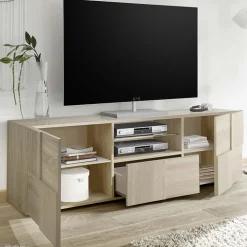 Garnero Arredamenti Mobile porta TV 181x57h cm 2 ante samoa Obsession Rovere Discount