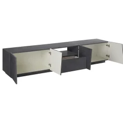 Garnero Arredamenti Mobile porta TV 220x46h cm 4 ante Candia Gihome® Ossido Online