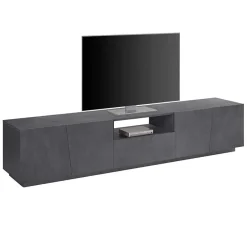 Garnero Arredamenti Mobile porta TV 220x46h cm 4 ante Candia Gihome® Ossido Online