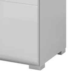 Garnero Arredamenti Mobile porta TV 208x48h cm 2 ante 4 cassetti bianco lucido rovere Tahiti Outlet