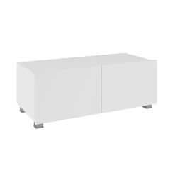 Garnero Arredamenti Mobile porta TV 100x37h cm 2 ante Mons Bianco Lucido Outlet