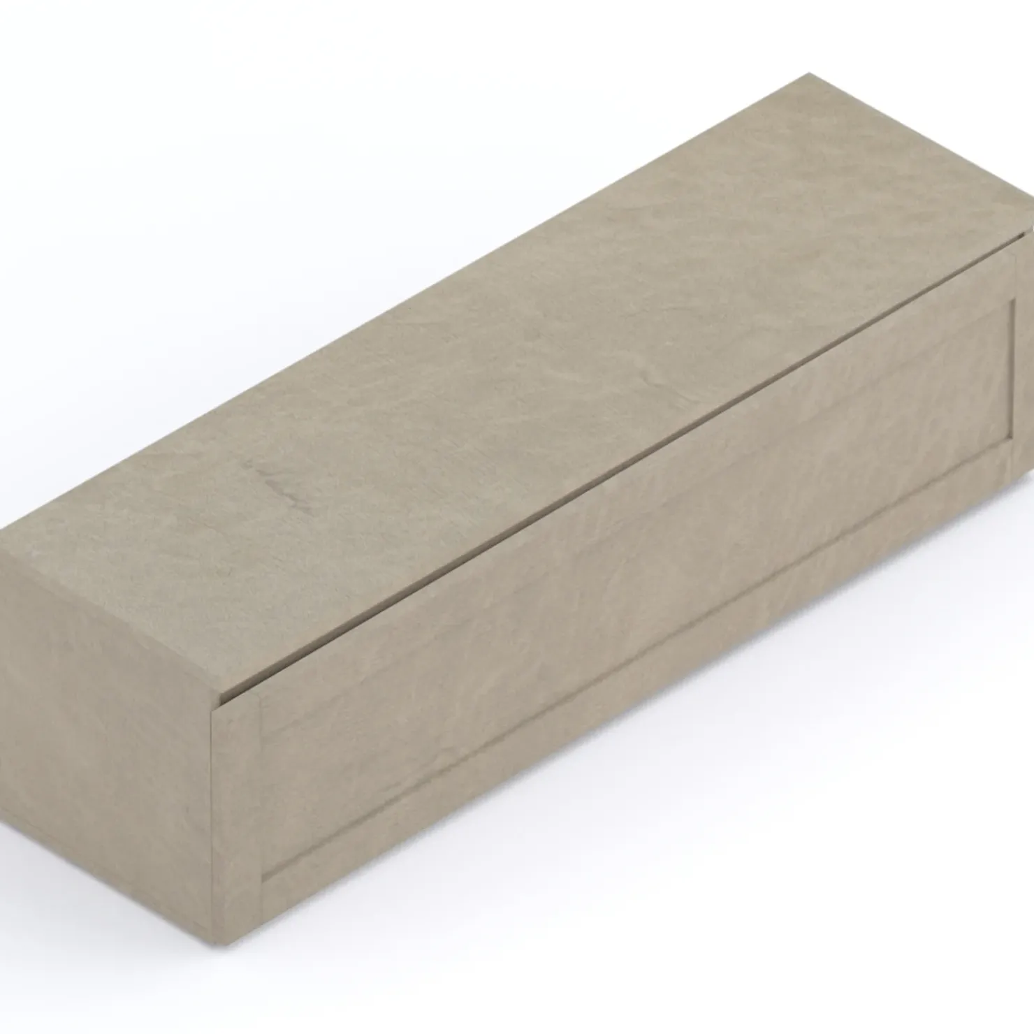 Garnero Arredamenti Mobile porta TV 138x40h cm 1 cassettone con telaio Sunset Tortora