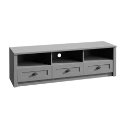 Garnero Arredamenti Mobile porta TV 158x49h cm 3 cassetti Provenza Grigio Online