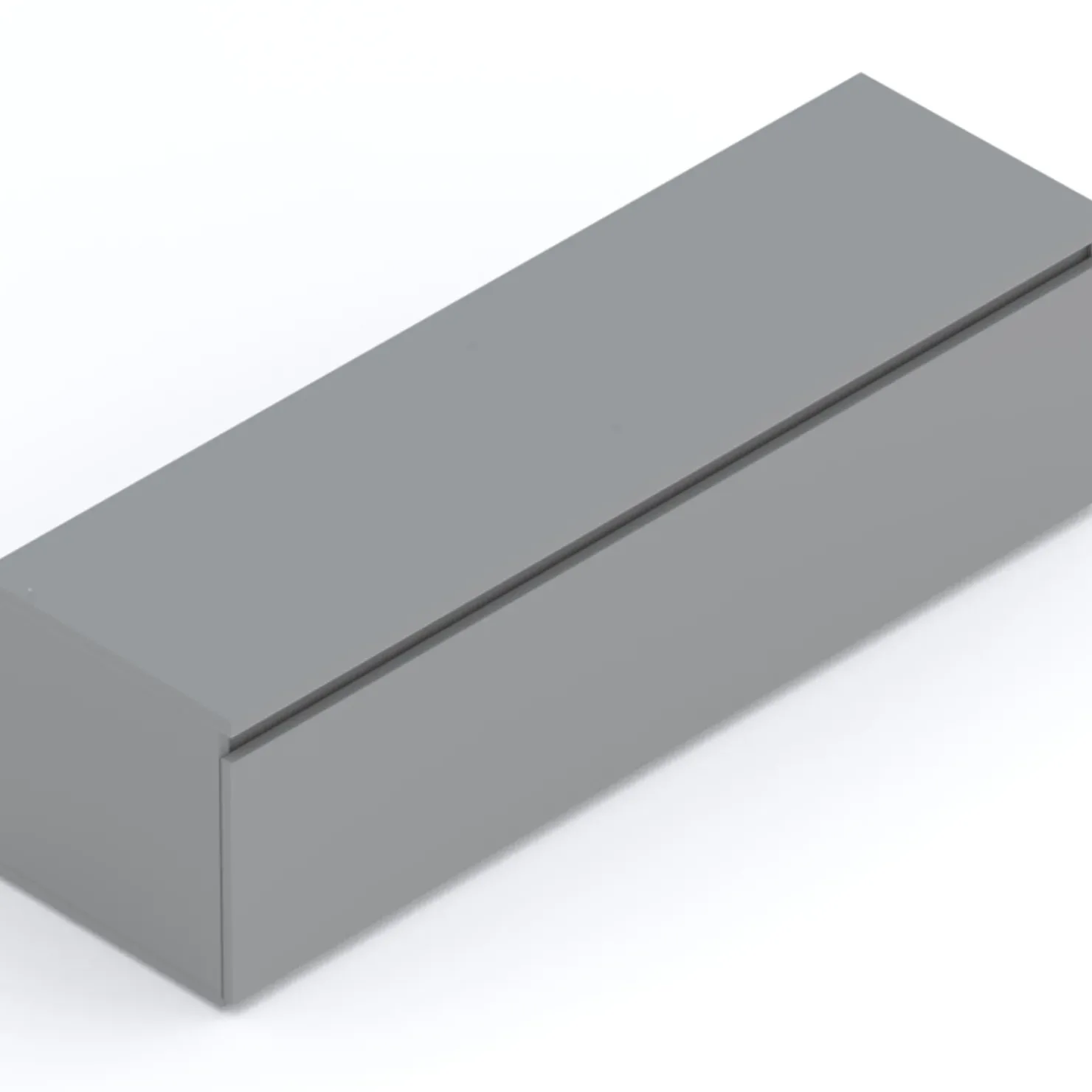 Garnero Arredamenti Mobile porta TV 138x40h cm con cassettone Sunset Grigio scuro Sale