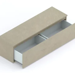 Garnero Arredamenti Mobile porta TV 138x40h cm  con cassettone Sunset Tortora Best