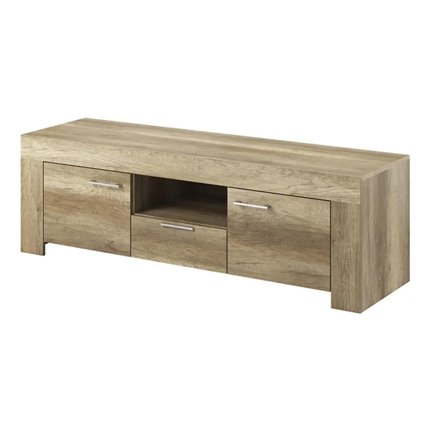 Garnero Arredamenti Mobile porta TV 155x50h cm con mensola rovere Vietnam Clearance