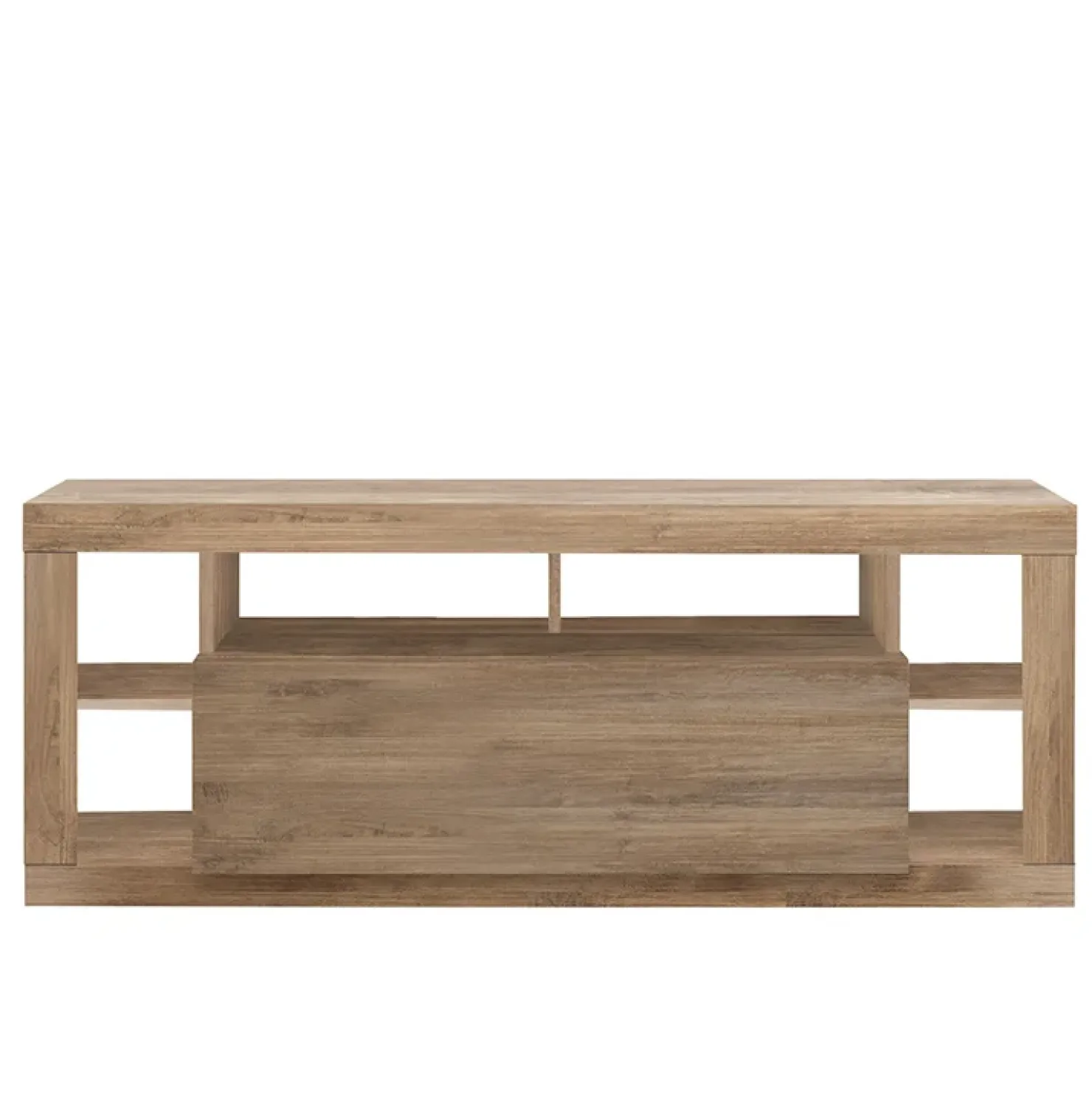 Garnero Arredamenti Mobile porta TV 172x66h cm con ribalta rovere scuro Trilogy Noce