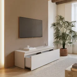 Garnero Arredamenti Mobile porta TV 138x40h cm con cassettone Sunset Beige Discount