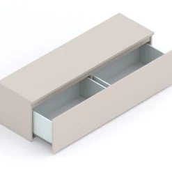 Garnero Arredamenti Mobile porta TV 138x40h cm con cassettone Sunset Beige Discount