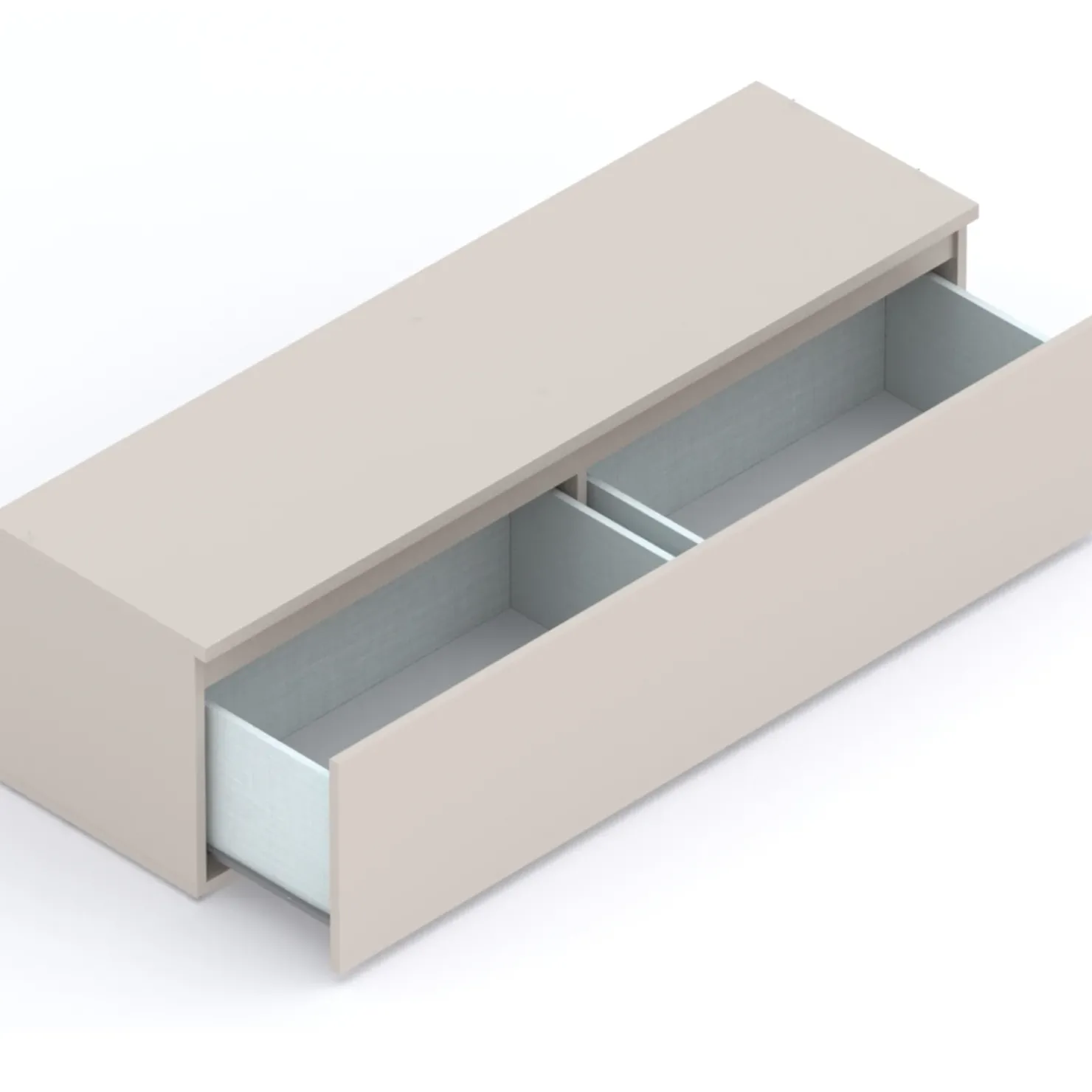 Garnero Arredamenti Mobile porta TV 138x40h cm con cassettone Sunset Beige Discount