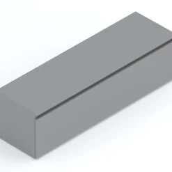 Garnero Arredamenti Mobile porta TV 138x40h cm moderno soggiorno con cassettone grigio scuro Elion Sale