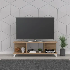 Garnero Arredamenti Mobile porta TV 120x34h cm moderno rovere Spike Outlet