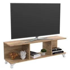 Garnero Arredamenti Mobile porta TV 120x34h cm moderno rovere Spike Outlet