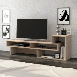 Garnero Arredamenti Mobile porta TV 146x49h cm moderno chiaro Helen Rovere Hot