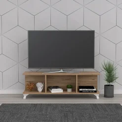Garnero Arredamenti Mobile porta TV 120x34h cm moderno rovere Nevil Best