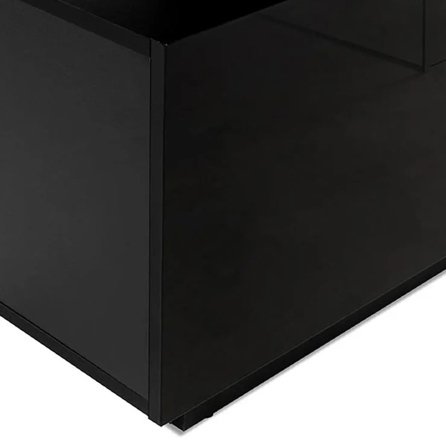 Garnero Arredamenti Mobile porta TV 180x56h cm Blackburn Nero Lucido Clearance