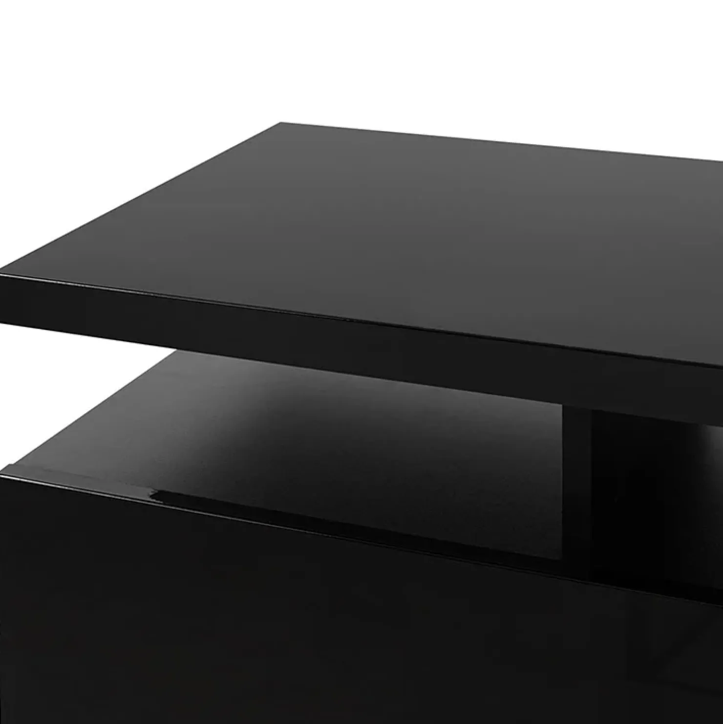 Garnero Arredamenti Mobile porta TV 180x56h cm Blackburn Nero Lucido Clearance