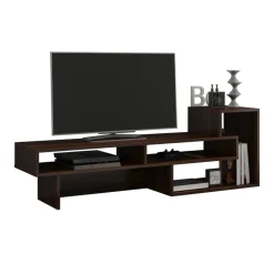 Garnero Arredamenti Mobile porta TV 146x49h cm soggiorno rovere scuro Helen Wengè New