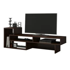 Garnero Arredamenti Mobile porta TV 146x49h cm soggiorno rovere scuro Helen Wengè New