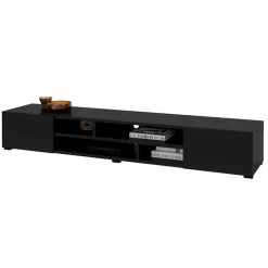 Garnero Arredamenti Mobile porta TV 208x33h cm soggiorno nero Maserati Outlet