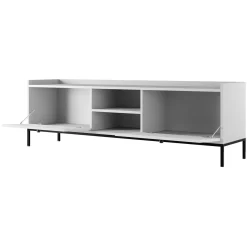 Garnero Arredamenti Mobile TV 180x55h cm design moderno bianco Pollon