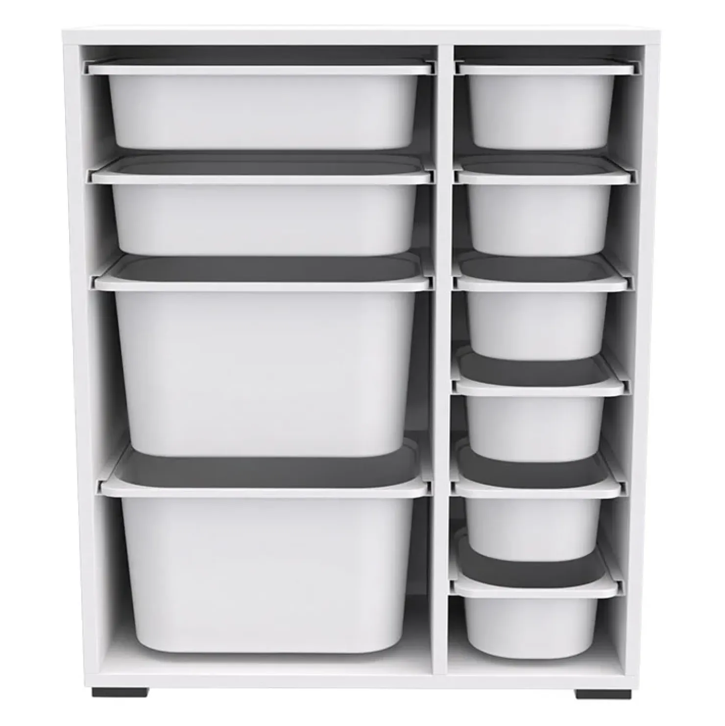 Garnero Arredamenti Modulo cassettiera 70x81cm bianco opaco Fast Patton Hot