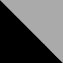 Garnero Arredamenti Ombrellone da giardino 300x300cm nero Fiorella Grigio Clearance