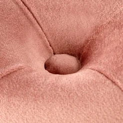 Garnero Arredamenti Panca moderna 100x45cm in tessuto rosa oro Napoleon