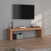 Garnero Arredamenti Panca porta tv 180x51h cm rovere Block Clearance