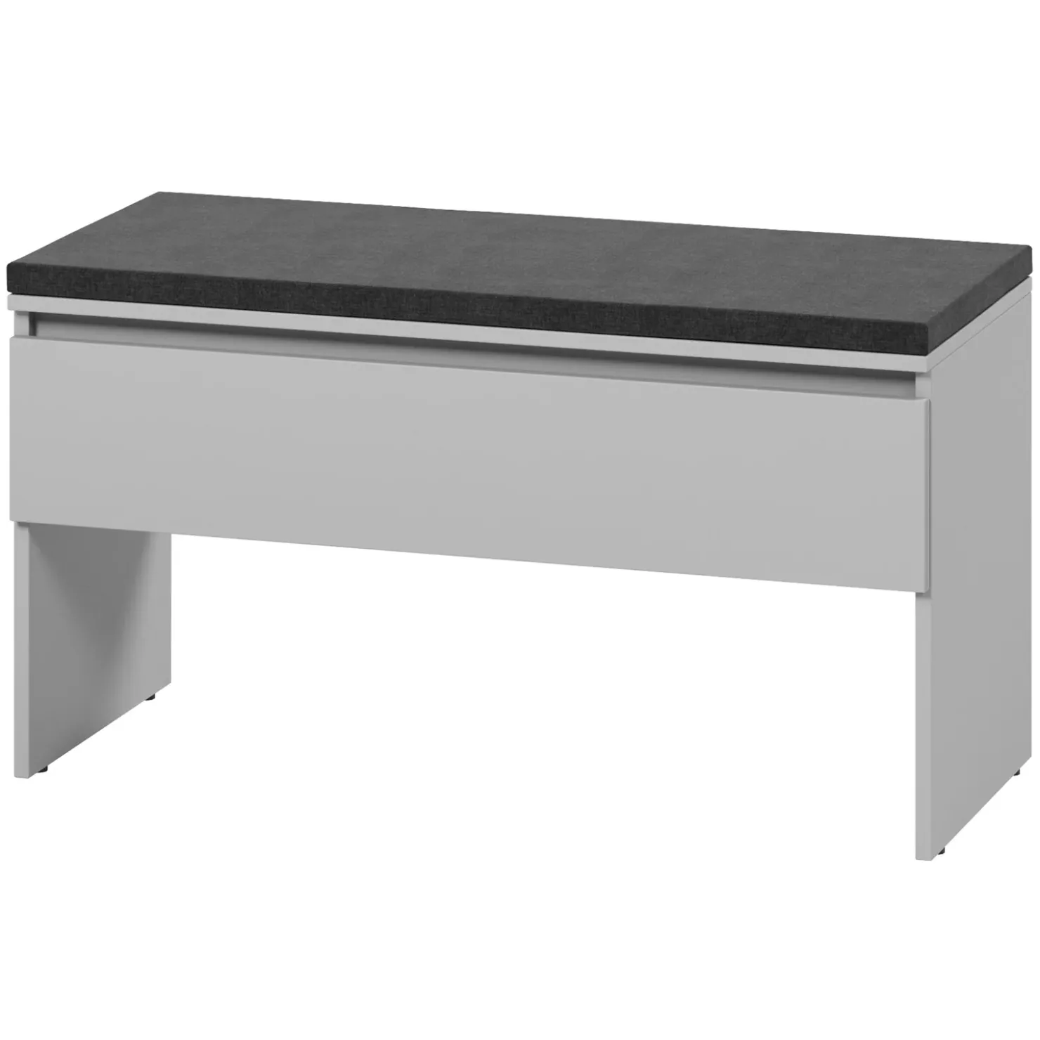 Garnero Arredamenti Panca scarpiera 92x50cm con imbottitura Accent Grigio Clearance