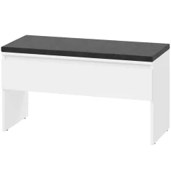 Garnero Arredamenti Panca scarpiera 92x50cm con imbottitura bianco Accent Bianco Opaco New