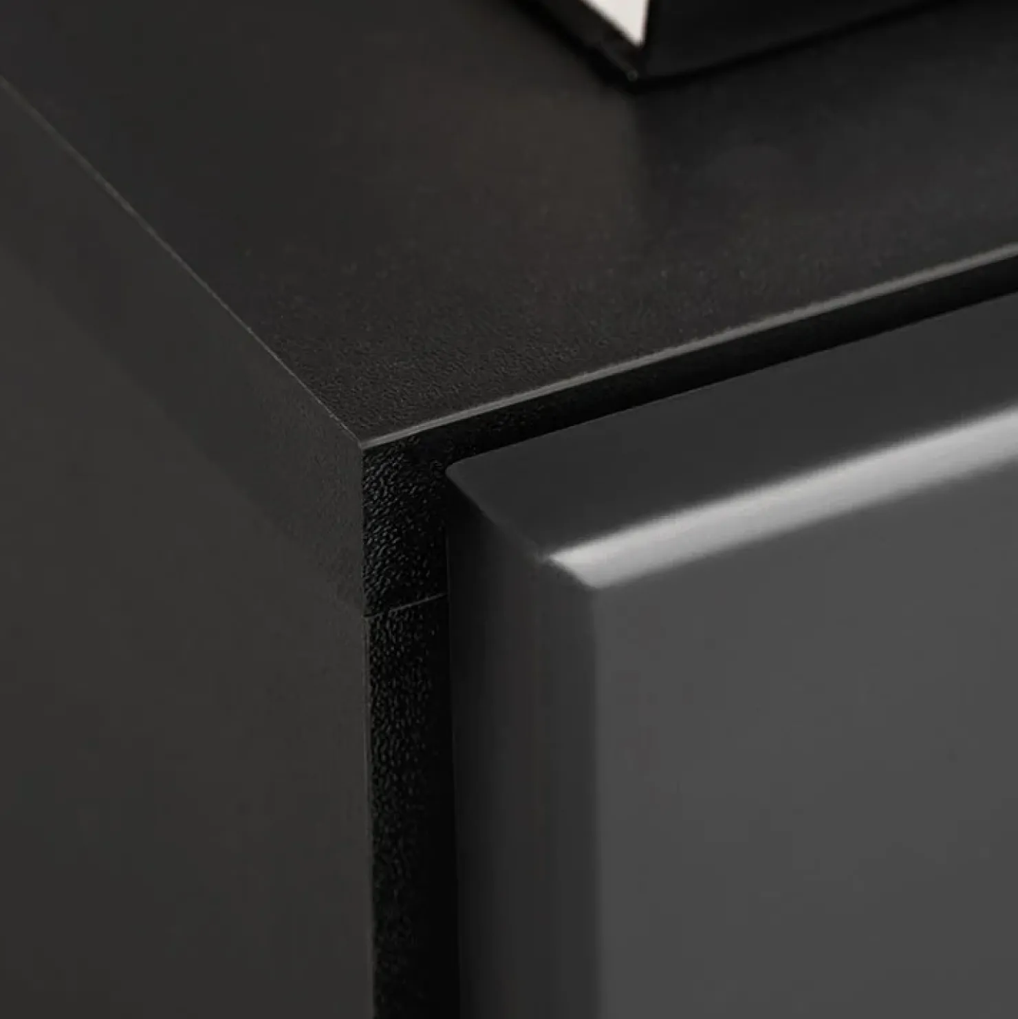 Garnero Arredamenti Parete attrezzata con camino elettrico 250x170h cm nero grigio Giotto Clearance