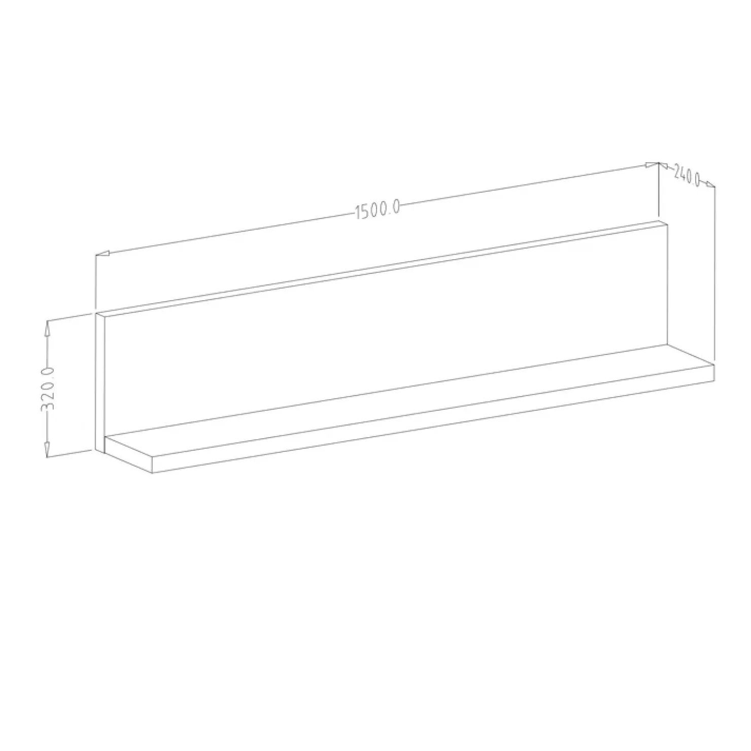 Garnero Arredamenti Parete attrezzata 219x 205h cm soggiorno antracite spatolato noce Megan Gihome® Noce - Antracite New