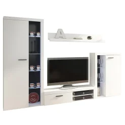 Garnero Arredamenti Parete attrezzata 270x190h cm bianco Edimburgo Hot