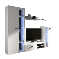 Garnero Arredamenti Parete attrezzata 270x190h cm bianco Edimburgo Hot