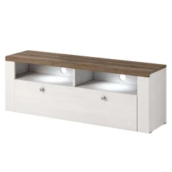 Garnero Arredamenti Parete attrezzata 325x206h cm bianco frassinato rovere Paloma 2 Bianco Frassinato - Noce Sale