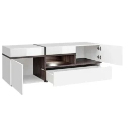 Garnero Arredamenti Parete attrezzata 310x197h cm moderna bianco lucido Mackay Gihome® Hot