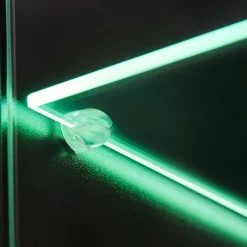 Garnero Arredamenti Parete attrezzata 310x190h cm moderna rovere nero opaco York Gihome® Rovere Rustico Best