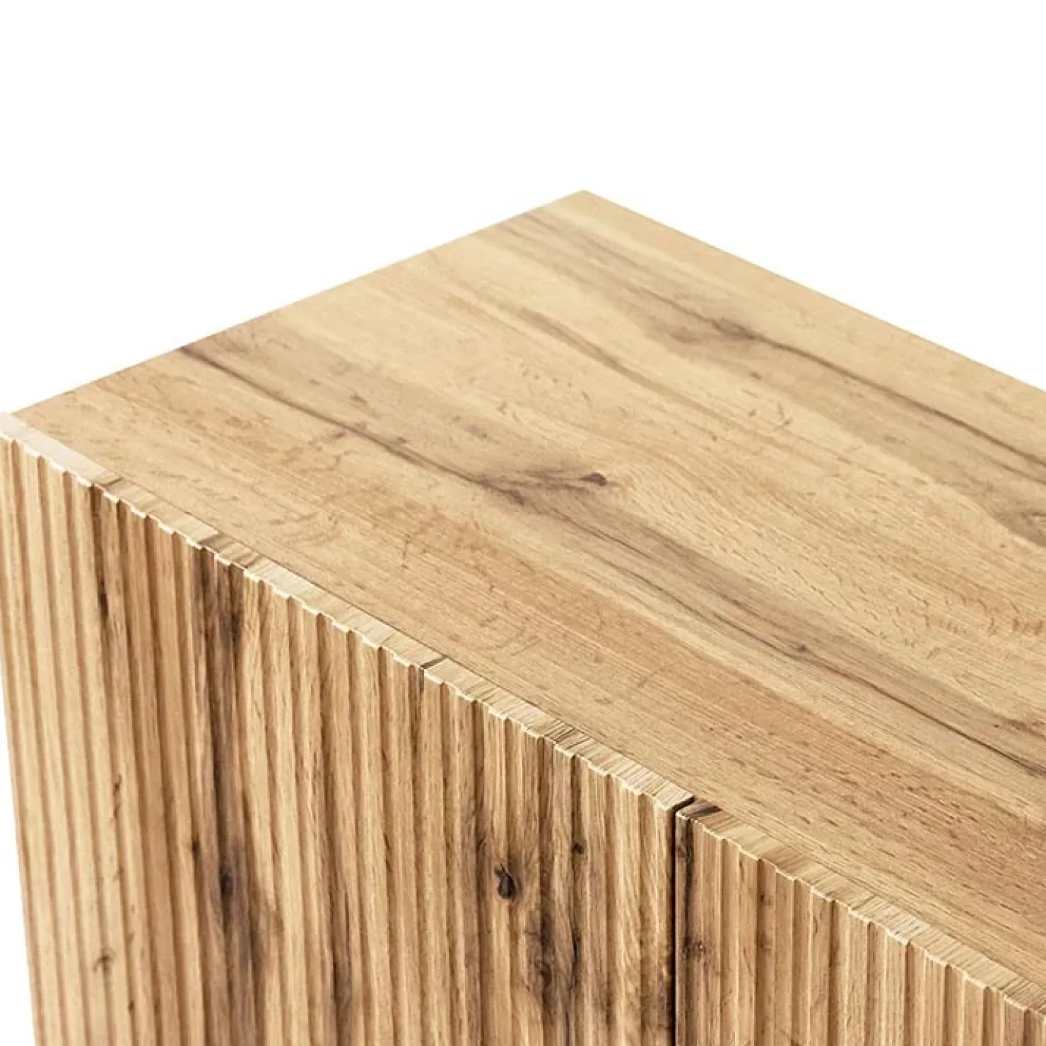 Garnero Arredamenti Parete attrezzata 290x183h cm moderna cannettato quercia Essence Hot