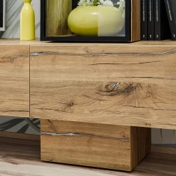 Garnero Arredamenti Parete attrezzata 240x170h cm moderna soggiorno rovere antico Dalì Sale