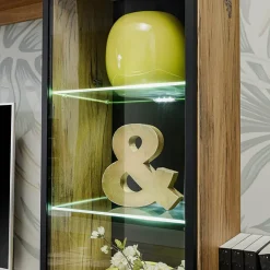 Garnero Arredamenti Parete attrezzata 240x170h cm moderna soggiorno rovere antico Dalì Sale