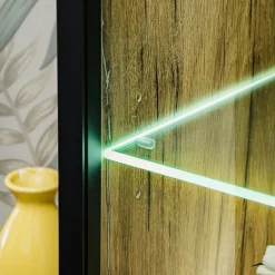 Garnero Arredamenti Parete attrezzata 240x170h cm moderna soggiorno rovere antico Dalì Sale