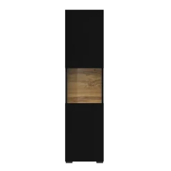 Garnero Arredamenti Parete attrezzata 226x140h cm nero rovere Fusion 2 Nero Opaco Online
